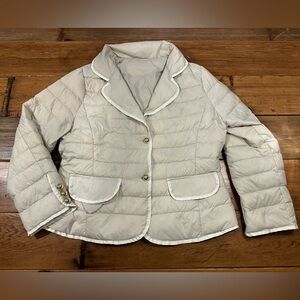 Cortland Park Cashmere Women’s Down Puffer Jacket Size M